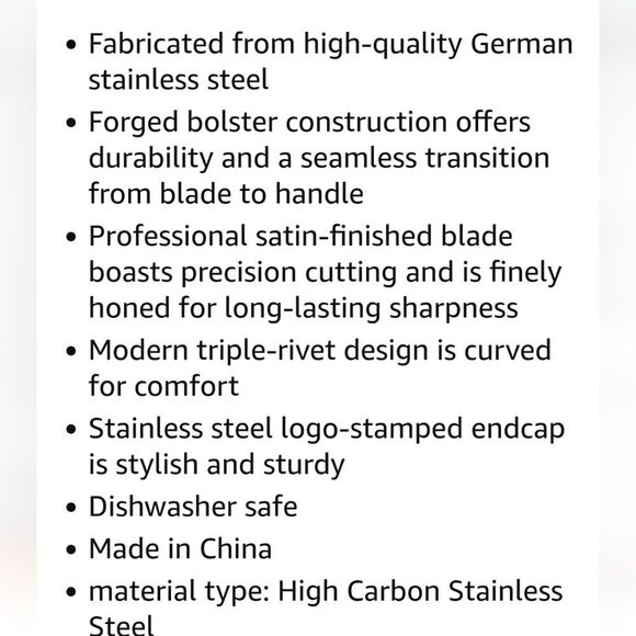 Henckels Premio Forged 7" Hollow Edge Santoku Knife - Picture 12 of 13